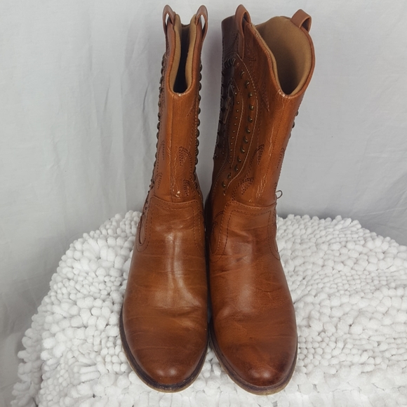 BareTraps Country Western Cowboy Boots SZ8/9 - Picture 7 of 7